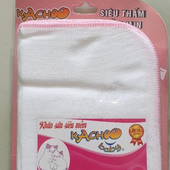 Khăn sữa hộp siêu thấm mềm mịn cho bé Kachoobaby 24 x 28cm