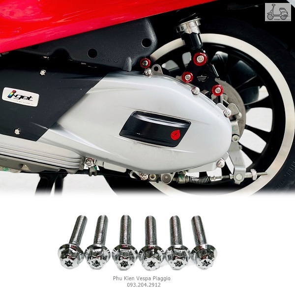 Bộ ốc nồi Salaya 6 con cho xe Vespa Sprint Primavera LX Đời Iget