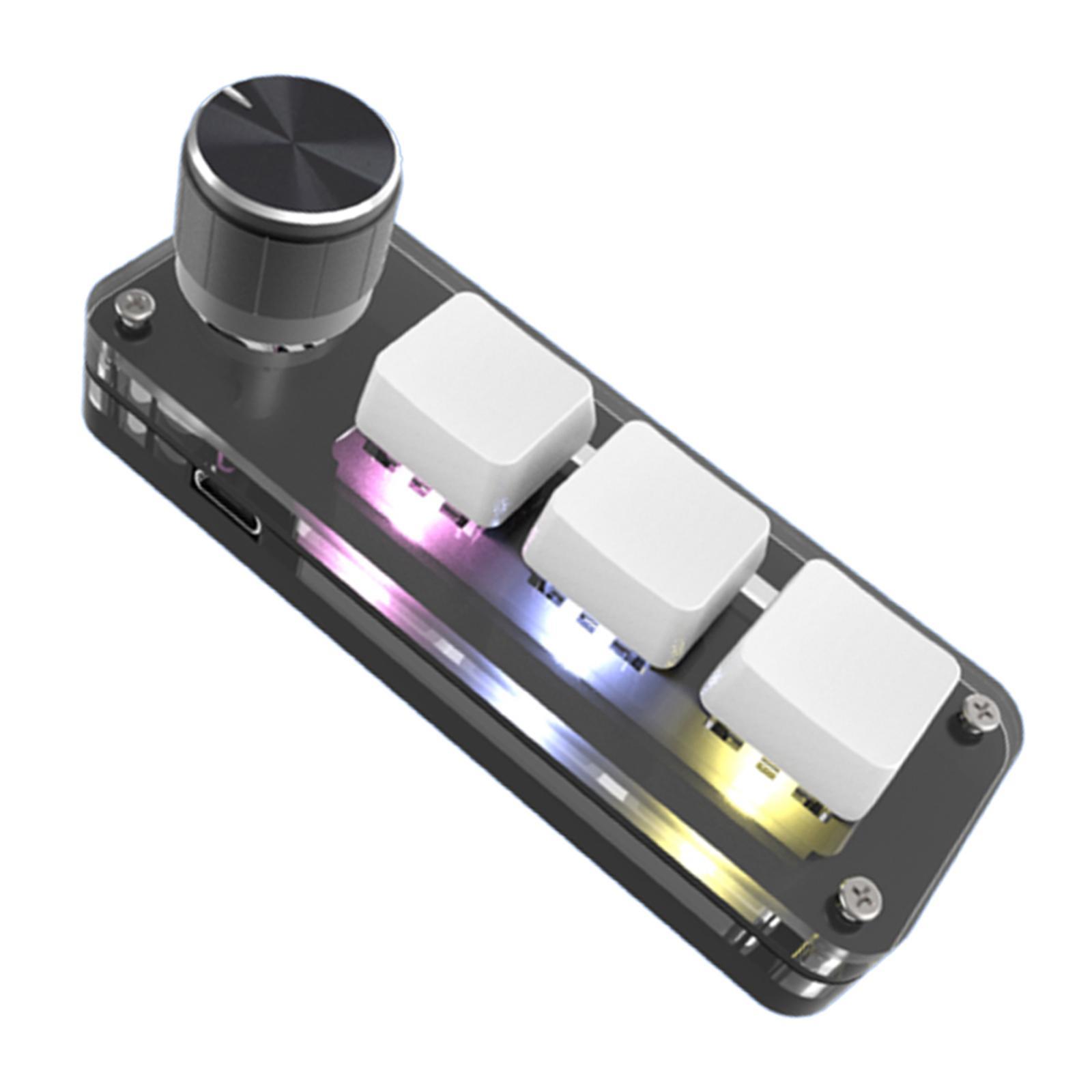 Keyboard Upgrade Parts Portable RGB LED for MacOS Gaming Switch Programming