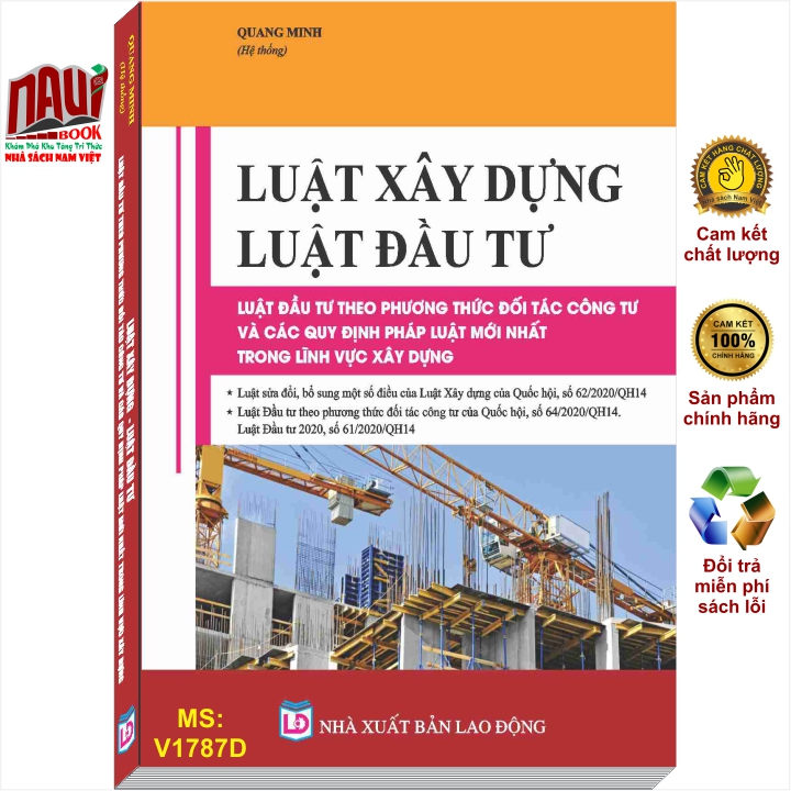 Sách Luật Xây Dựng - Luật Đầu Tư - Luật Đầu Tư Theo Phương Thức Đối Tác Công Tư Và Các Quy Định Pháp Luật Mới Nhất Trong Lĩnh Vực Xây Dựng - V1787D