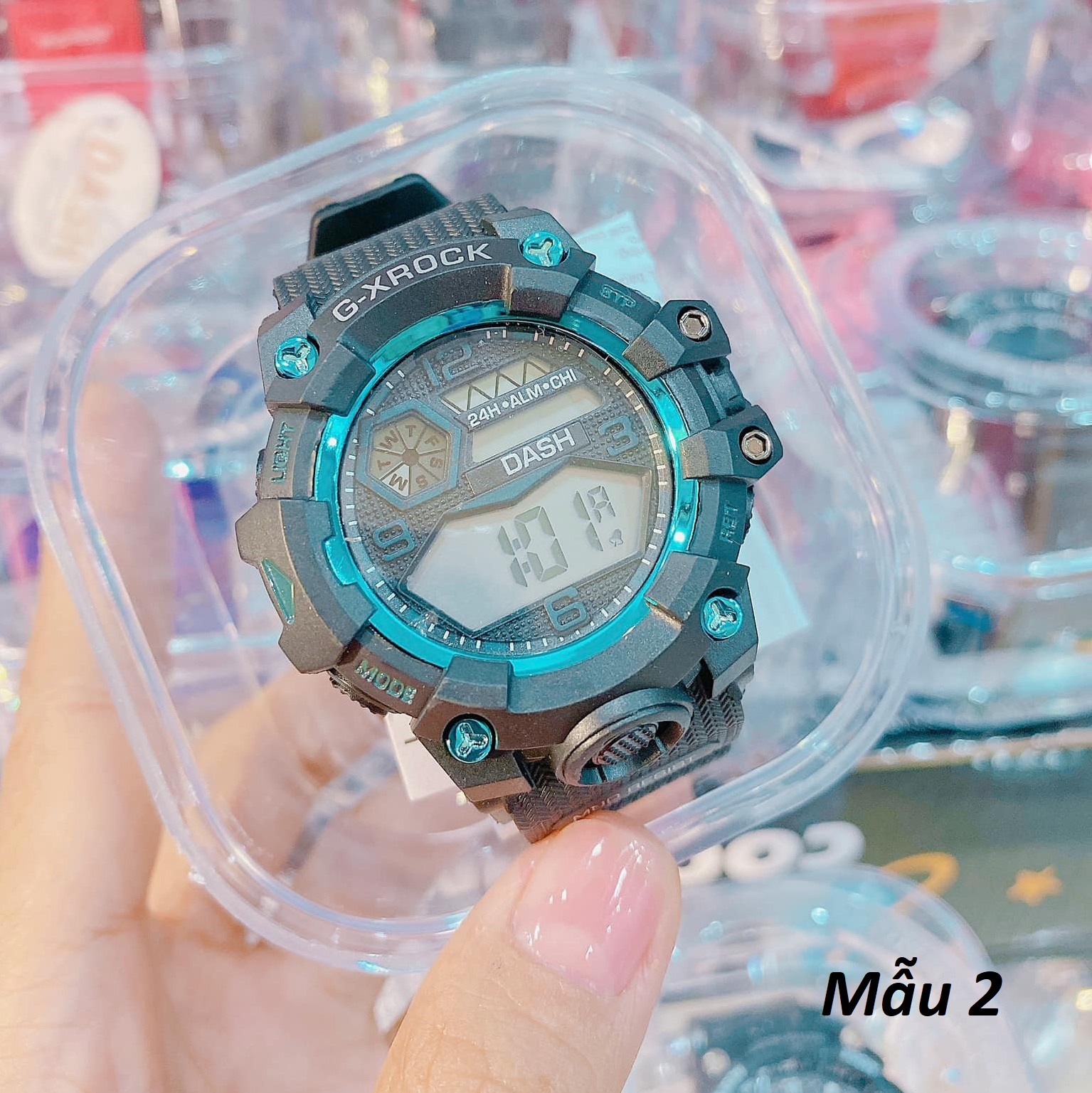 Đồng hồ đeo tay thể thao trẻ em G- XROCK điện tử dây cao su MS0950