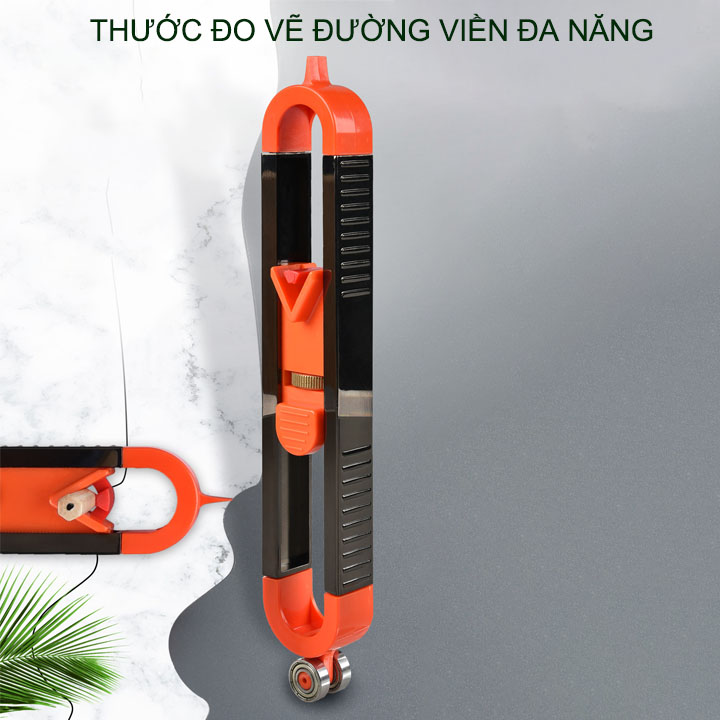 Thước vẽ sao chép hình góc cạnh thông minh thế hệ mới, dùng lấy nét cắt gạch ốp lát tiện dụng (màu ngẫu nhiên)