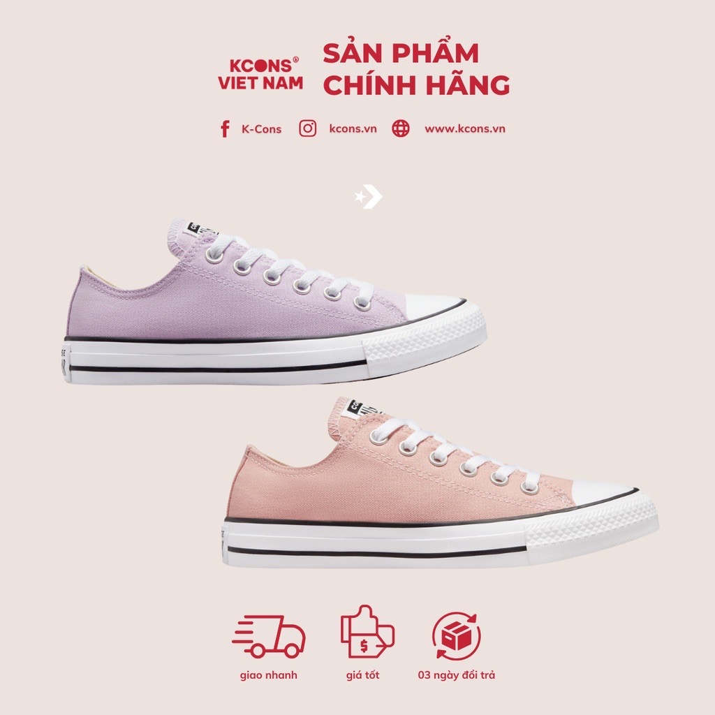 Chuck Taylor Classic Seasonal Color | Giày Converse Thể Thao Màu Pastel Cổ Thấp