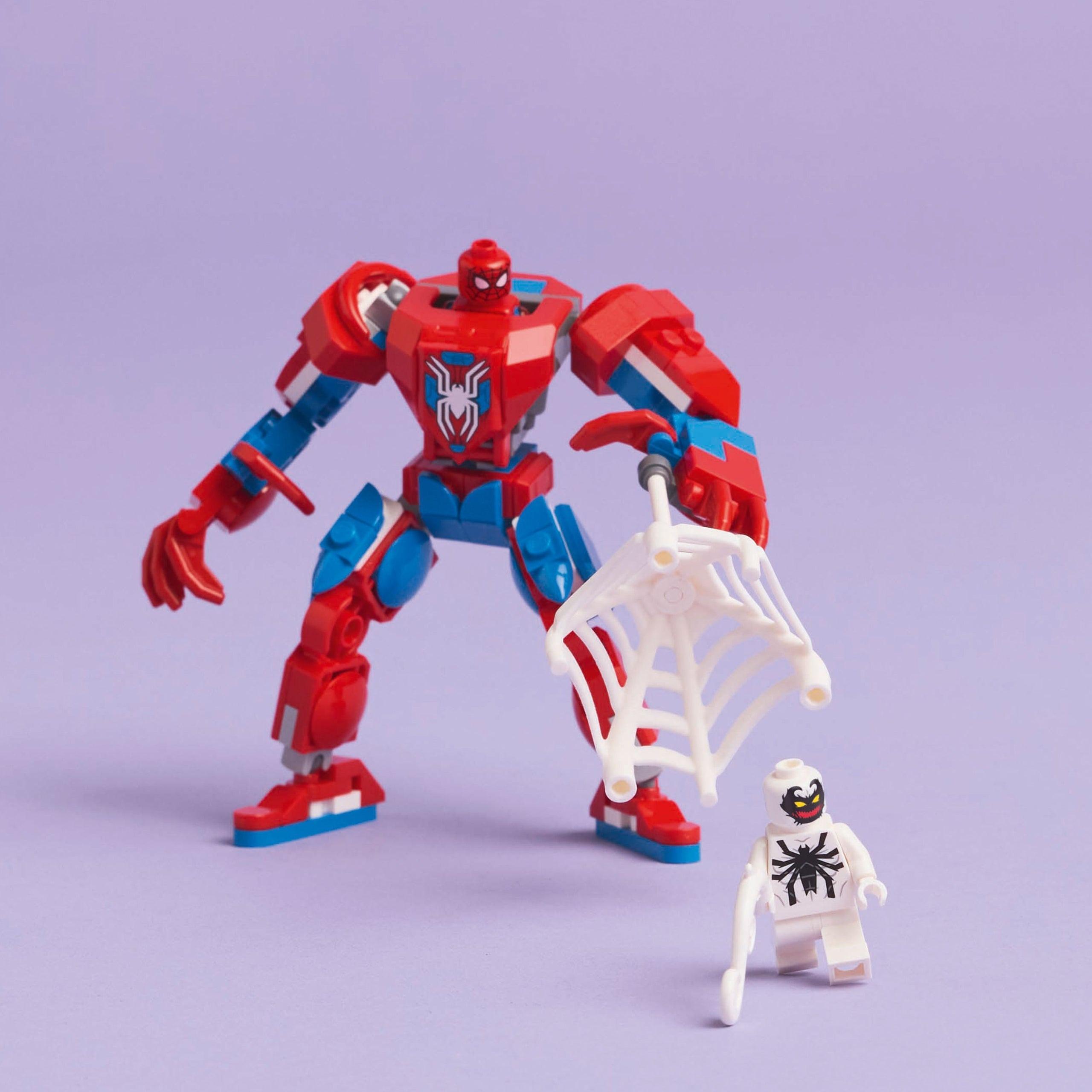 Đồ Chơi Lắp Ráp Robot Người Nhện Đại Chiến Antin-Venom - Spider-Man Mech Vs Anti-Venom - Lego Superheroes 76308 (107 Mảnh Ghép)