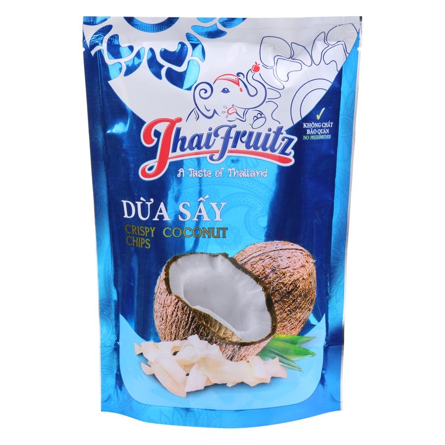 Dừa sấy giòn Thaifruitz - gói 80g