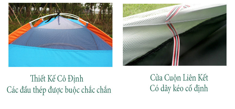 Lều cắm trại chống nước tự bung dành cho 4 người cỡ lớn