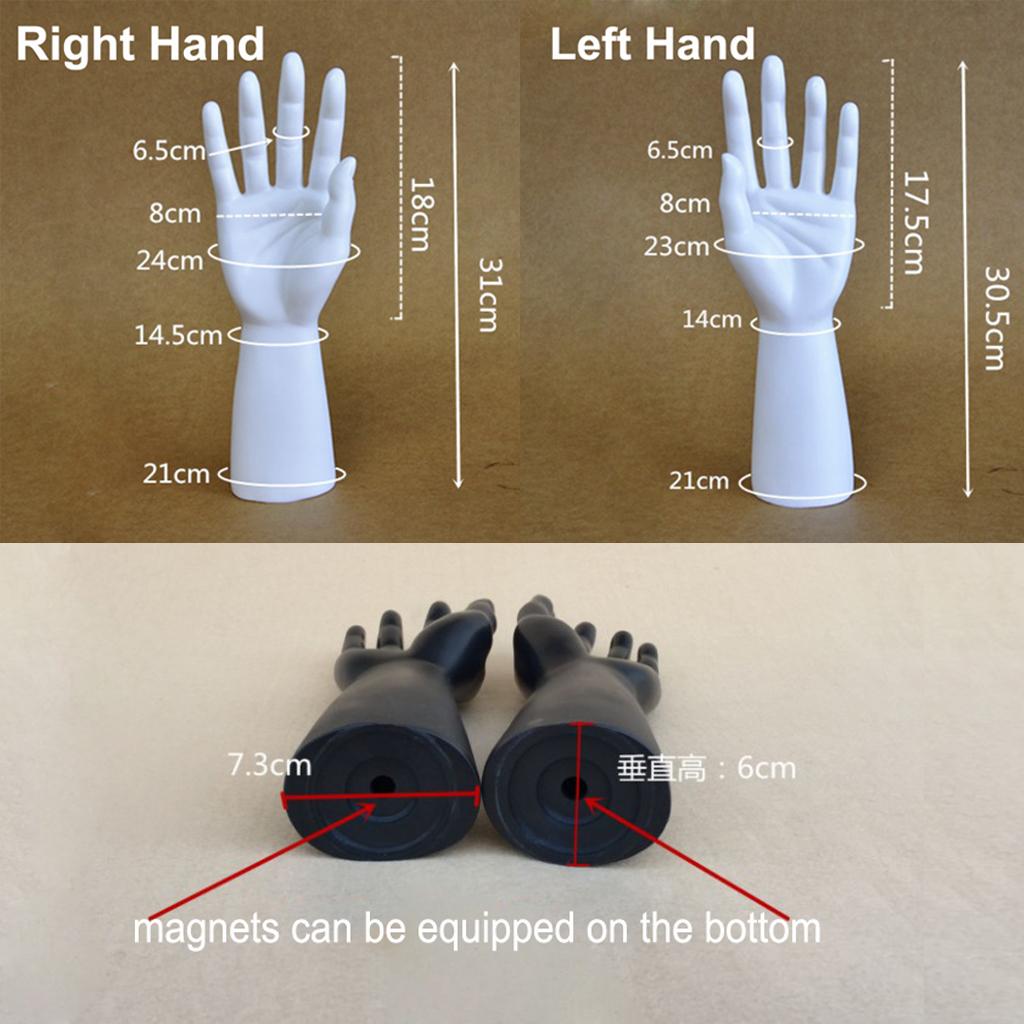 Set 2 Bàn Tay Mannequin Dùng Trưng Bày Vòng Tay / Đồng Hồ - Tùy chọn màu