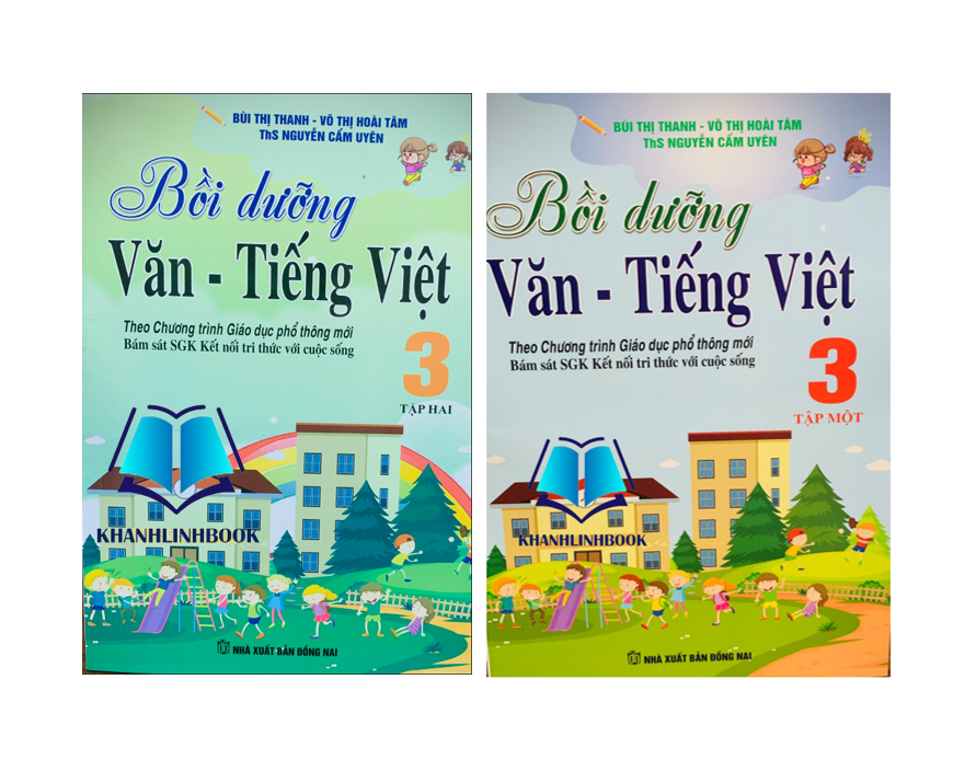 Sách - Combo Bồi dưỡng văn - tiếng việt 3 - tập 1 + 2