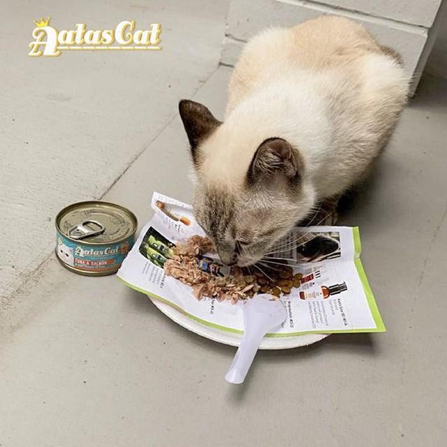 Pate Cho Mèo Aatas Cat 80g Nguyên Chất Từ Cá Ngừ Mix Với 12 Vị Thơm Ngon Không Chất Bảo Quản, Ngũ Cốc, Phẩm Màu