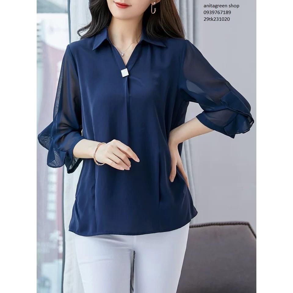 Tk231020-áo sơ mi tay lỡ xinh đẹp