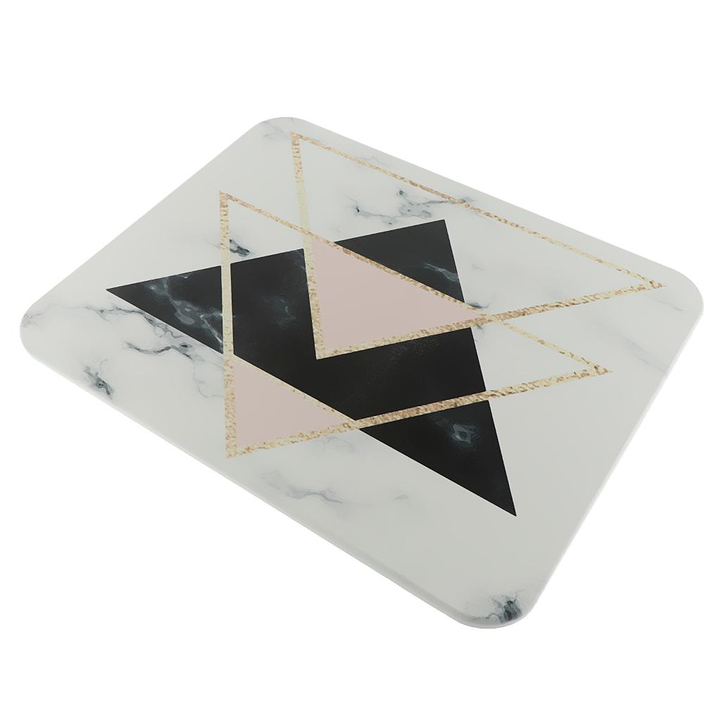 Diatom Mud Quick Dry Mat Doormat for Kitchen Bathroom Rectangle 45x35cm A