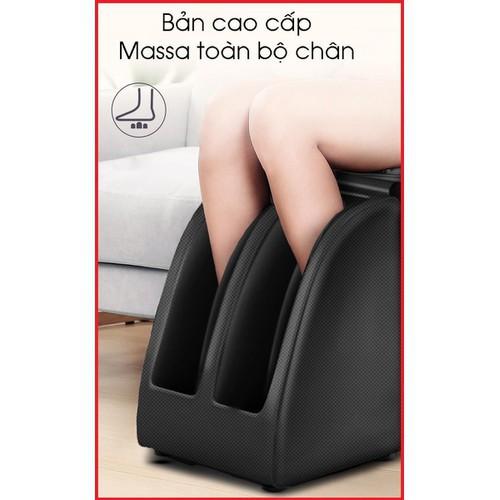 Ghế massage toàn thân có đèn hồng ngoại , massa đa điểm từ đầu đến lòng bàn chân , máy massage bảo hành 6 tháng