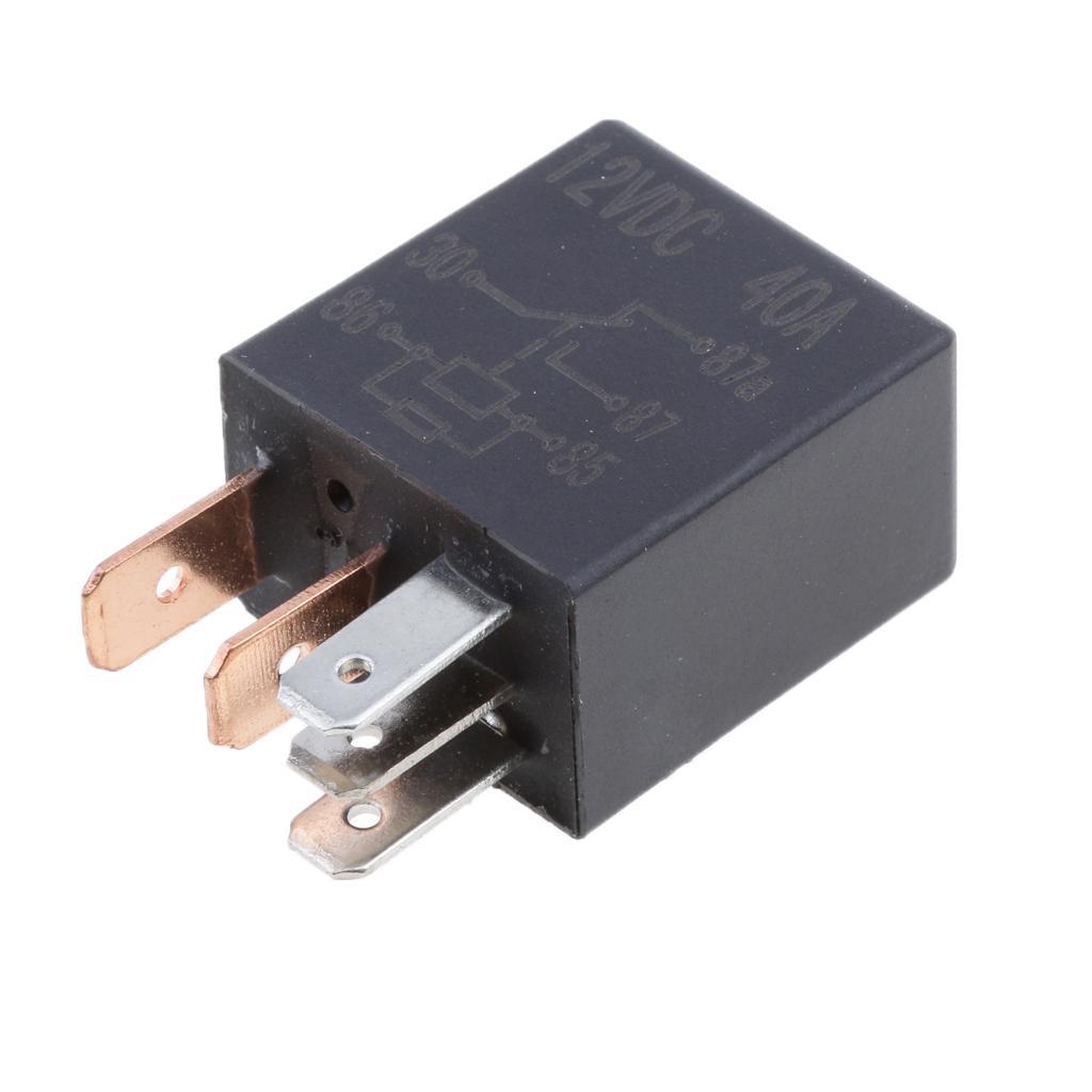10 Pieces 12V Micro 30A 5-Pin Automotive Changeover Relay Car Bike Boat