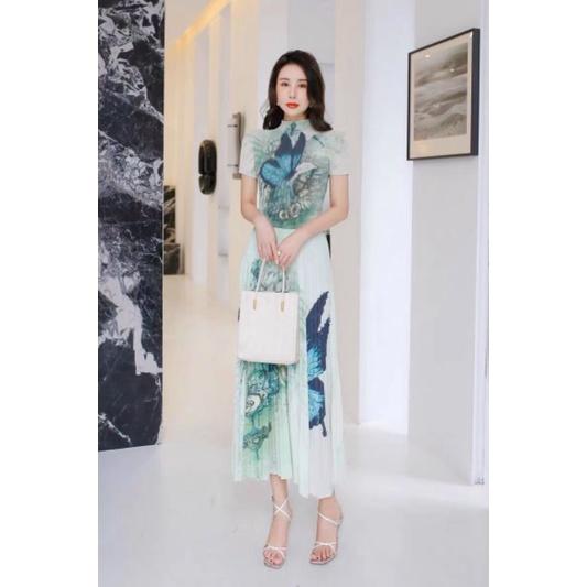 SÉT BỘ ÁO + CHÂN VÁY DẬP LY