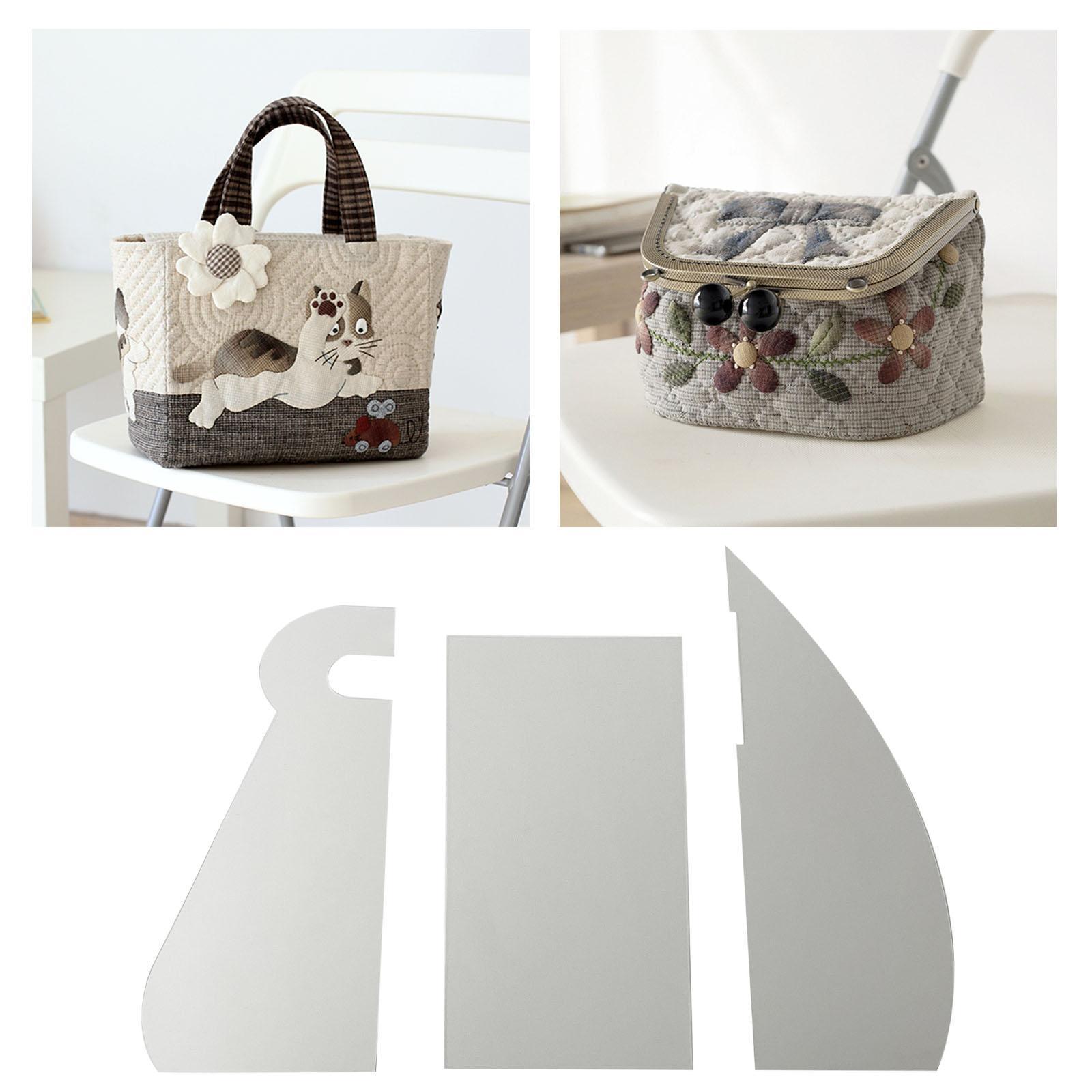 1 Set Casserole Storage Bag Patchwork Template Pot Bowl DIY