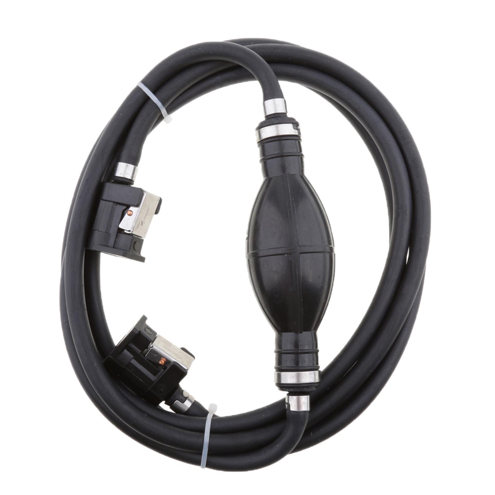 Fuel Line Bulb Assembly Kit with End Plug for Outboard Marine