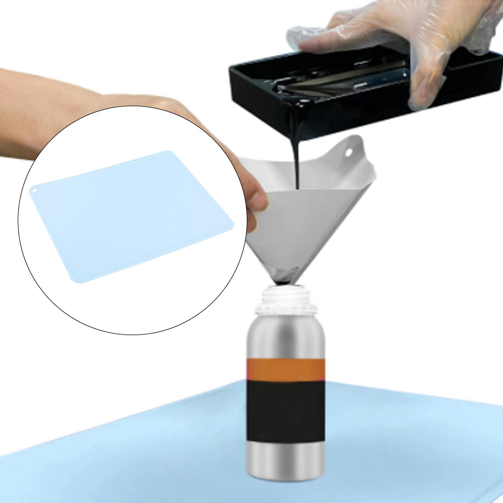 Silicone  410 x 310mm To Protect Work Surface Light Blue