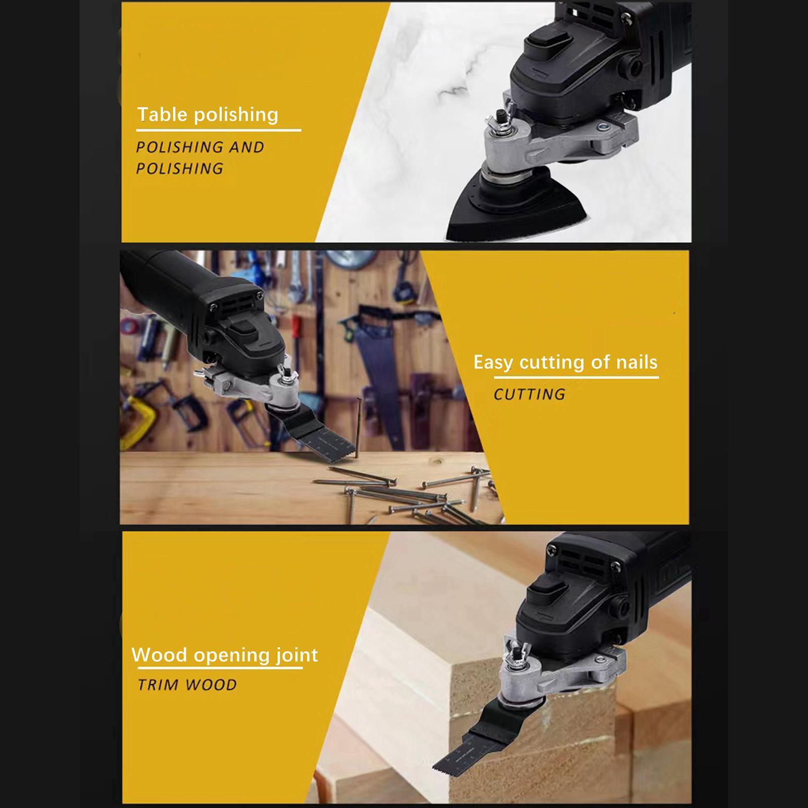 Oscillating Tool Durable Angle Grinder Adapter for Home DIY Cutting Grinding