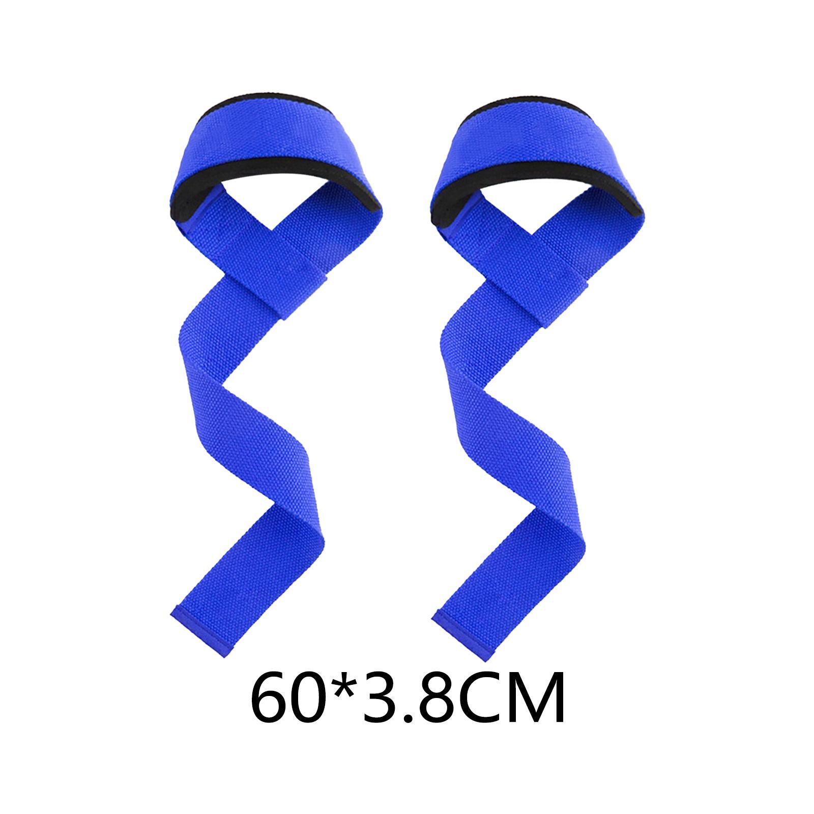 1 Pair Weight Lifting Straps Gym Wrist Wraps Lifting Straps Strength Training Weightlifting Wrist Straps for Dumbbell Bodybuilding Deadlifts