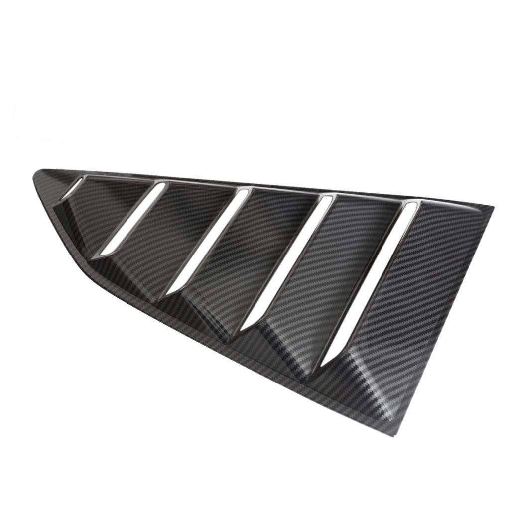 Black Side Window 1/4  Louver Cover For   16-18