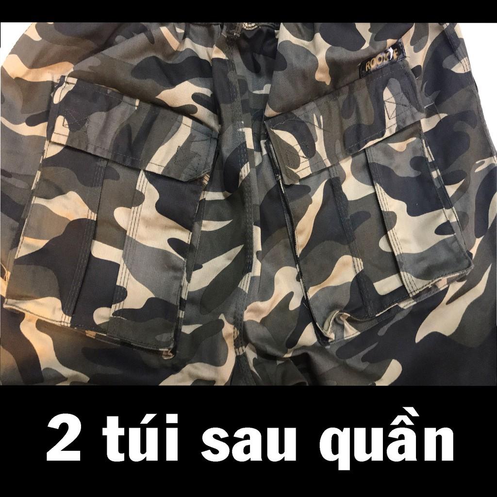 Quần Lính Jogger Túi Hộp Vải Kaki dày dặn - Đi học đi phượt du lịch dã ngoại
