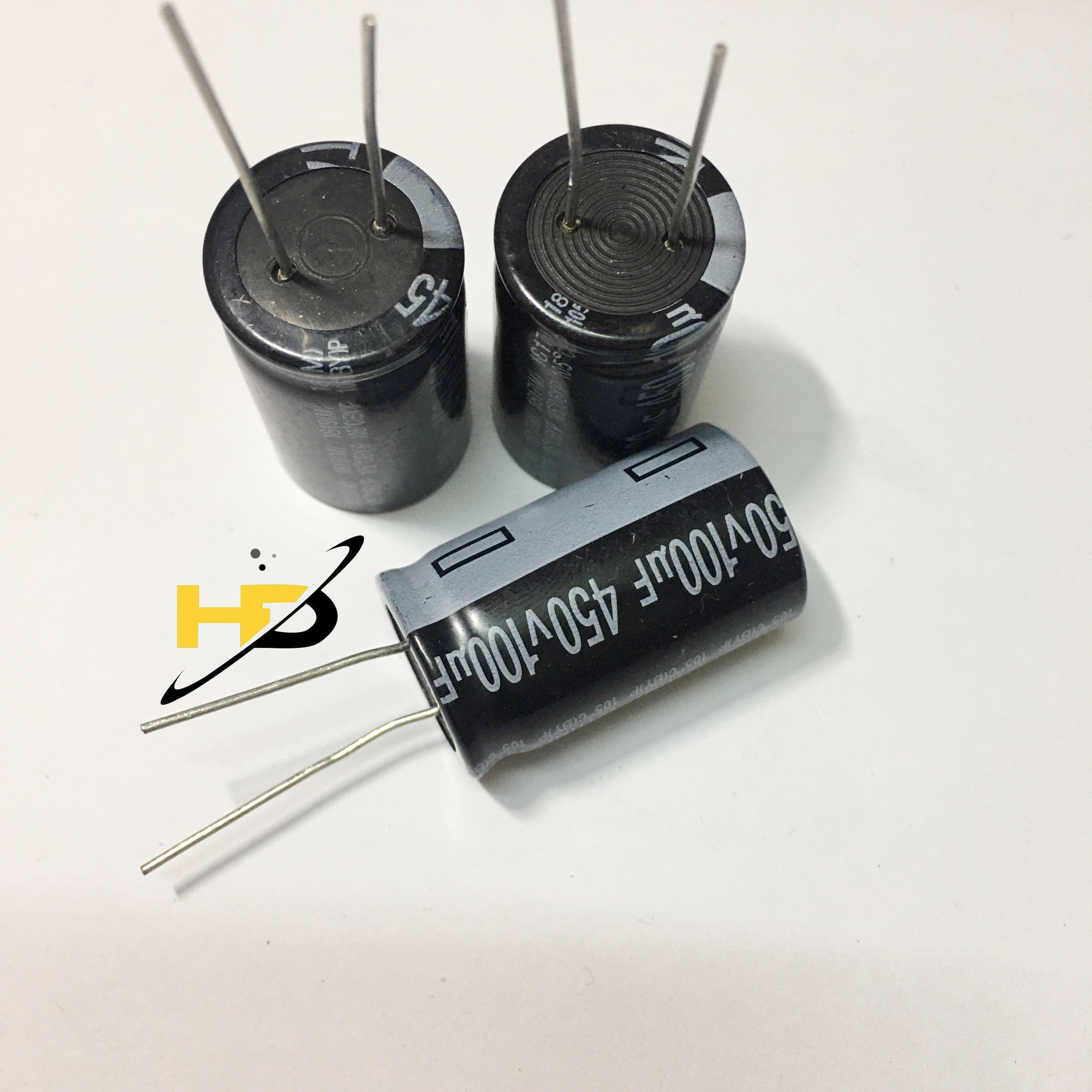 Tụ Hóa 100uF 450V 2 Chân Cắm Loại Tốt