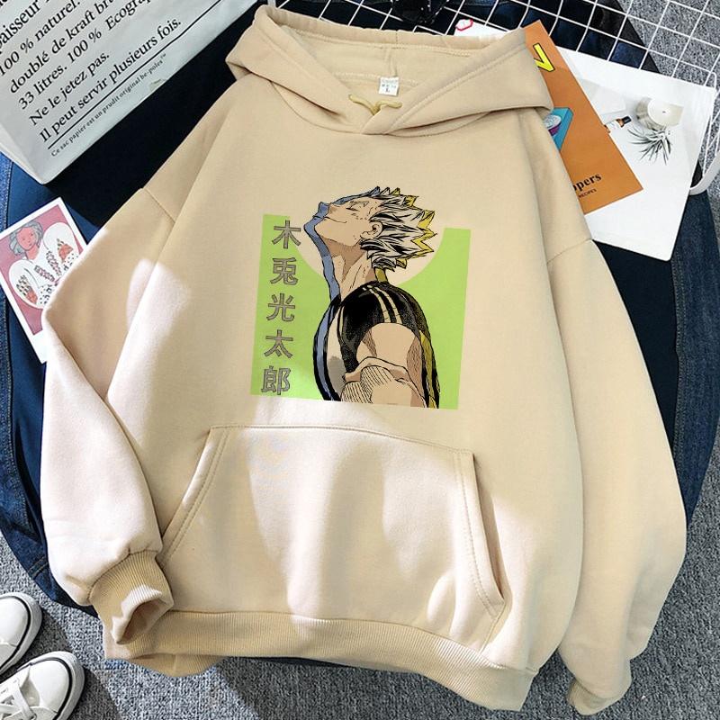 Áo Hoodie Anime Haikyuu Áo nỉ Nam Nữ Ngộ Nghĩnh Karasuno