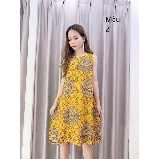 váy bầu lanh mẫu mới chất mát