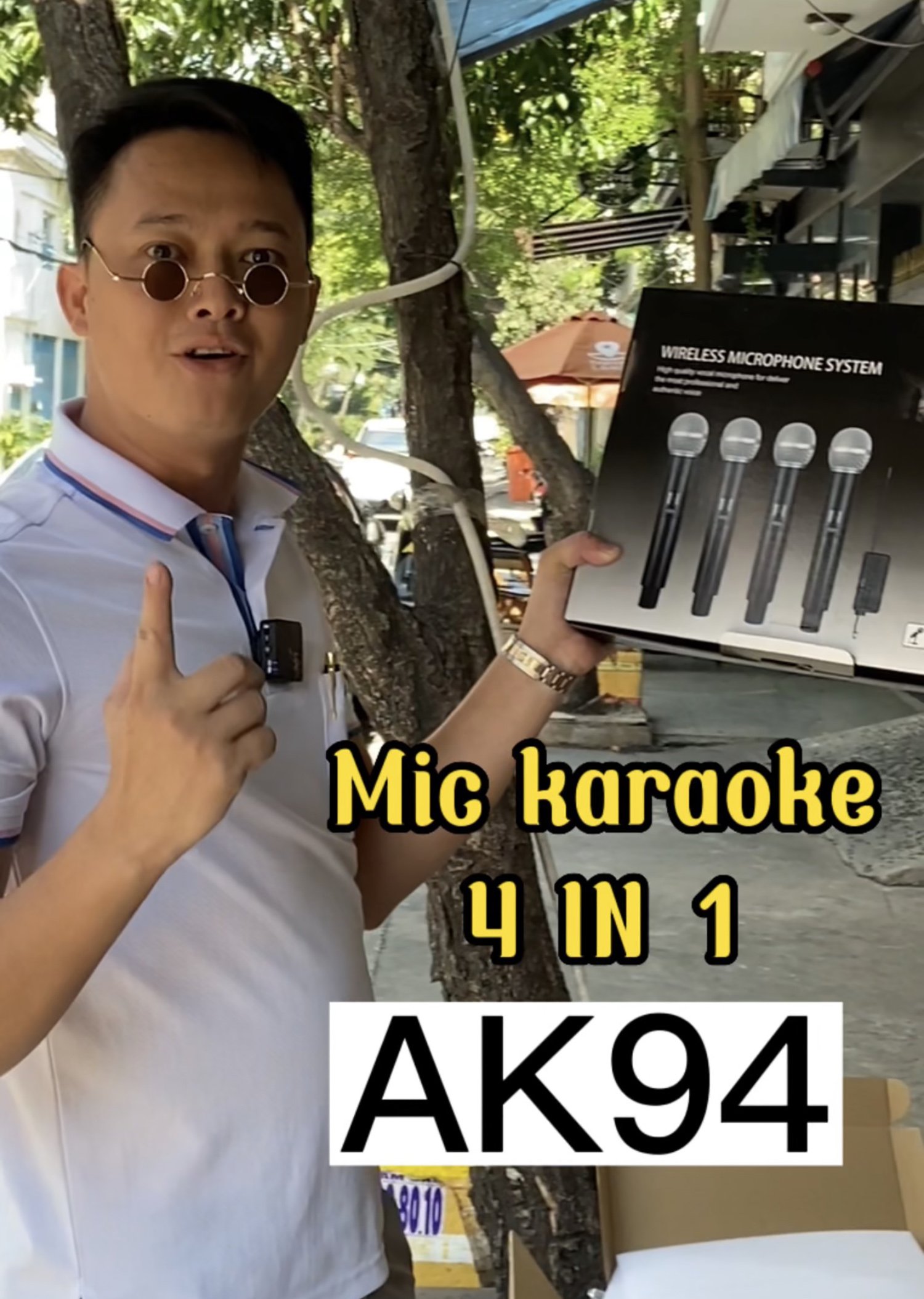 Micro Không Dây MTMAX AK94 Cao Cấp 4 Mic Chuyên Dùng Chuyên Dùng Cho karaoke gia đình, vui chơi hội họp, tiện dụng khi di chuyển sẳn sàn giúp bạn chinh phục mọi bài hát, giá tốt chất lượng cao