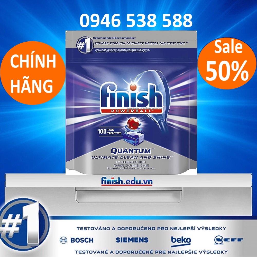 Viên rửa bát Finish Quantum 100v chính hãng