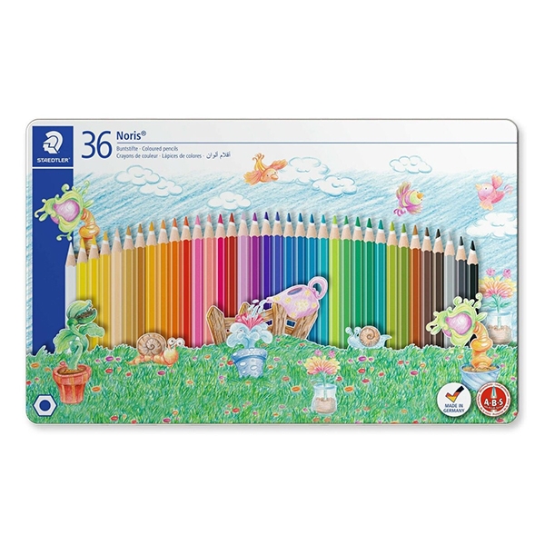 Chì Màu Staedtler 145SPM36 - Hộp Sắt 36 Màu