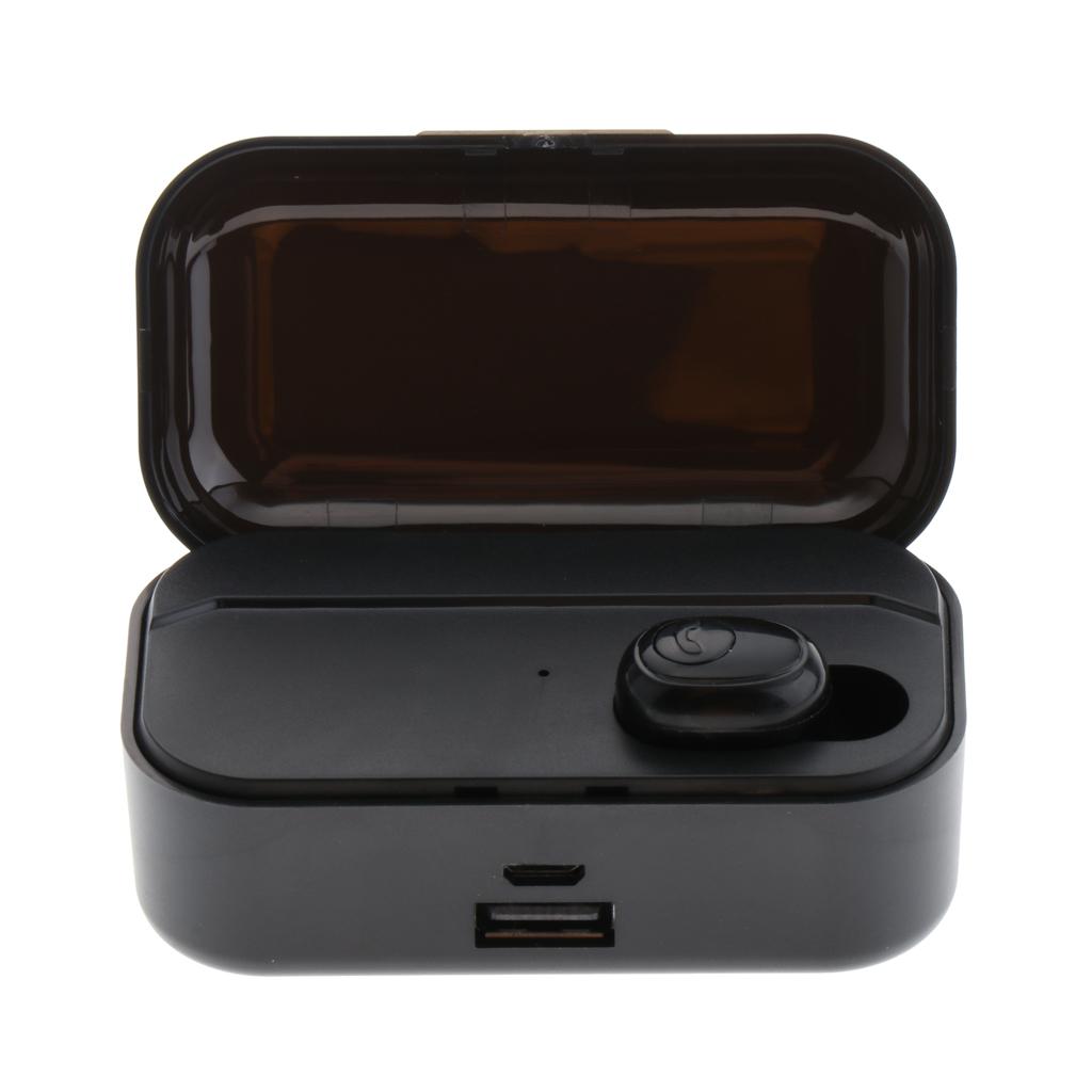 In-ear Wireless Earphone Headset Headphone Earbuds Hands-free Gift Black