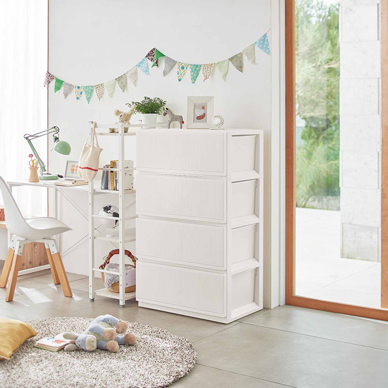 TENMA Tủ Quần Áo Profix Style Case JAPAN QUALITY Nhiều Tầng, 2 Màu Lựa Chọn, Tủ Lắp Ráp, Có Bánh Xe