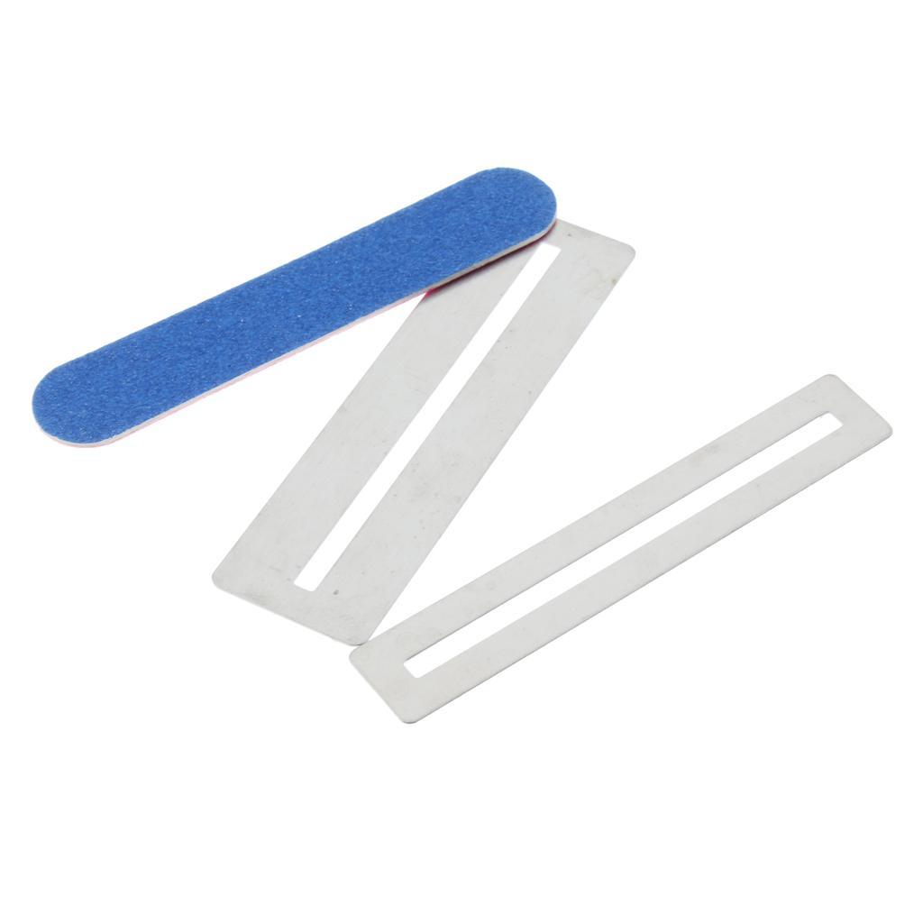 2X Guitar Bass Fingerboard Fret Fret File Sanding Polish Luthier Tool