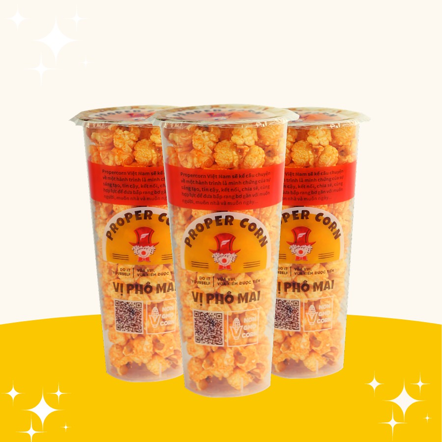 5 HỘP BẮP RANG BƠ PHÔ MAI  PROPER CORN