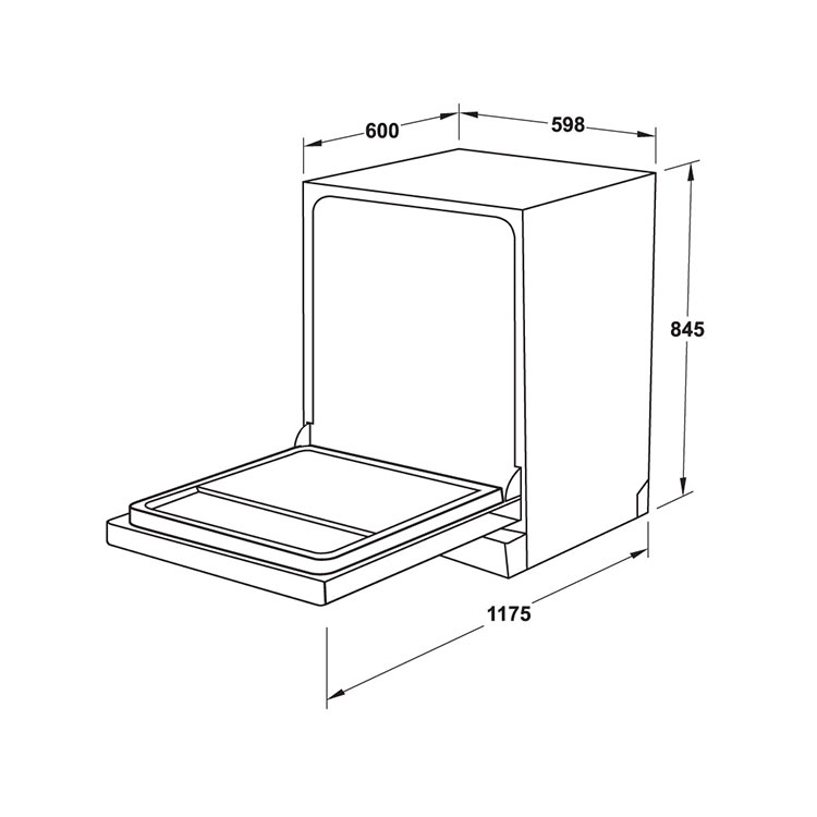 Máy rửa chén, máy rủa bát Hafele HDW-F60EB/ 538.21.310 - Công suất rửa chén 14 bộ - Rửa nhiệt độ cao diệt khuẩn tốt - Chế độ sấy khô tăng cường -rửa nửa tải - tự động mở cửa - Bảo hành chính hãng 3 năm - Hàng chính hãng