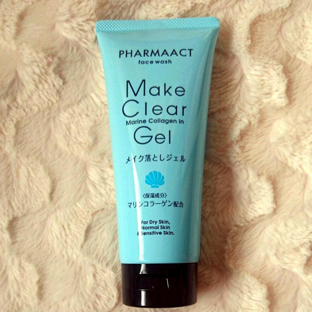 Gel Tẩy Trang Rửa Mặt Pharmaact Make Clear Gel Collagen (200g)