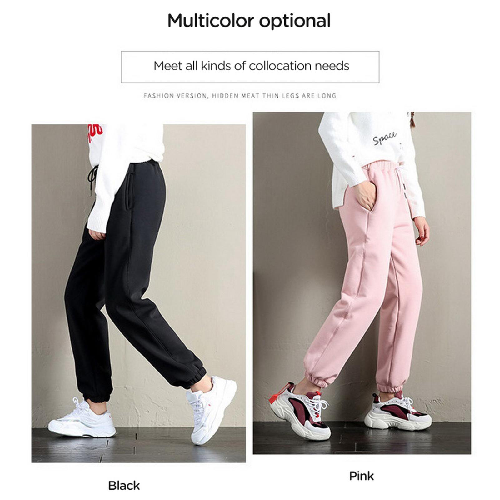 Hellery Womens Warm Jogging Fleece Joggers