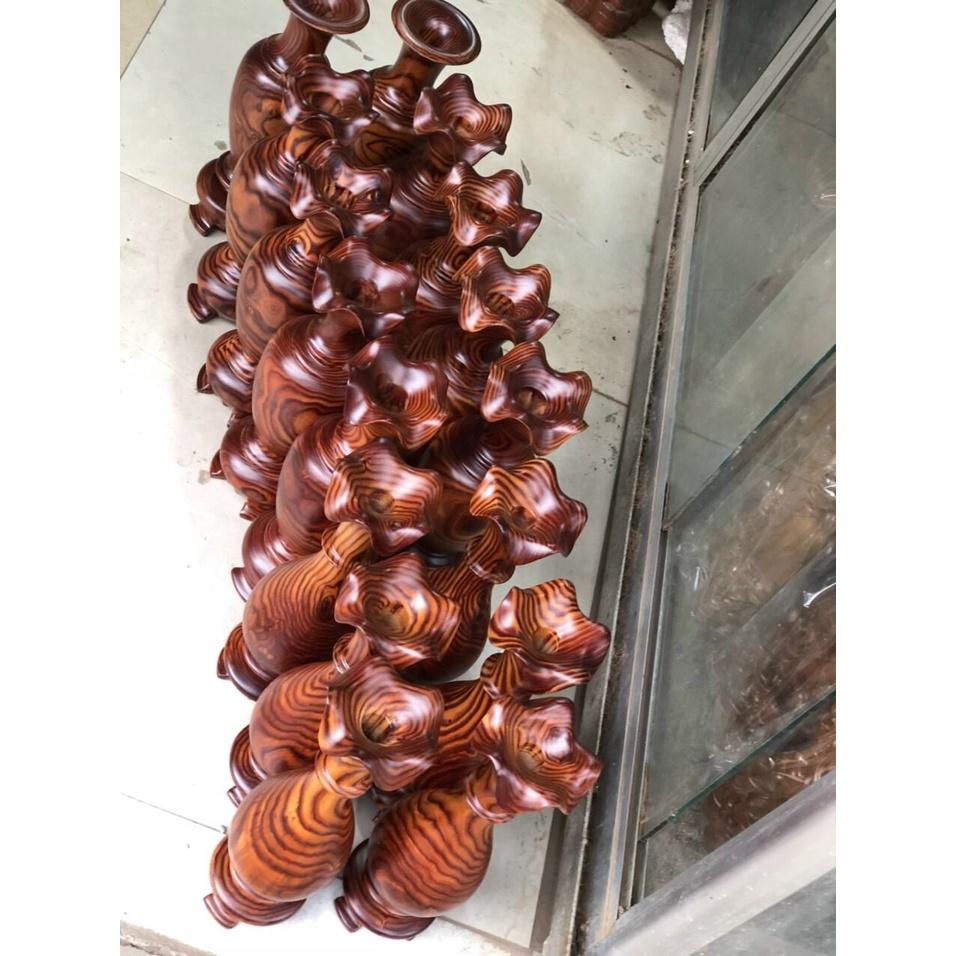 Cặp lục bình tì bà bằng gỗ trắc kt cao ,và 40cm