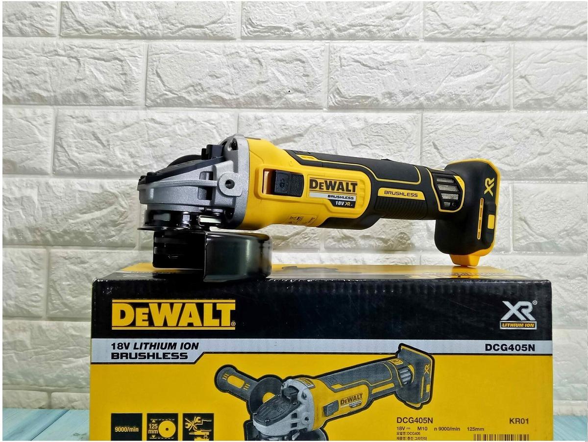 THÂN MÁY MÀI CẦM TAY 800W 125MM DEWALT DCG405N-KR- HÀNG CHÍNH HÃNG