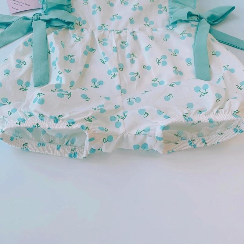 Body bé gái Quả Dâu xanh LINA KIDS-mặc sinh Nhật- thôi nôi quà tặng