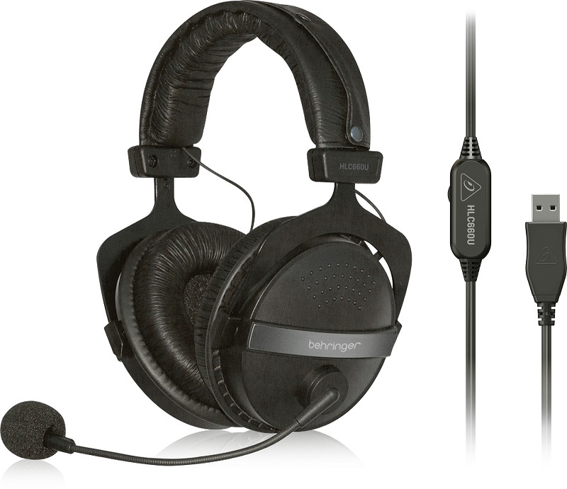 USB Stereo Headphones Behringer HLC660U-Hàng Chính Hãng