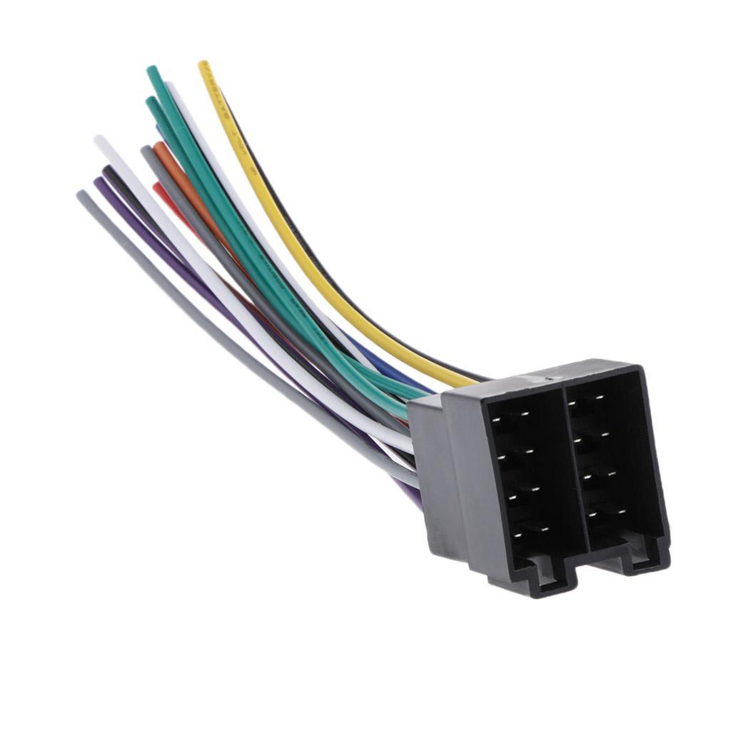 Car Stereo Male Socket Radio ISO Wire Harness Adapter For   a4 96-99