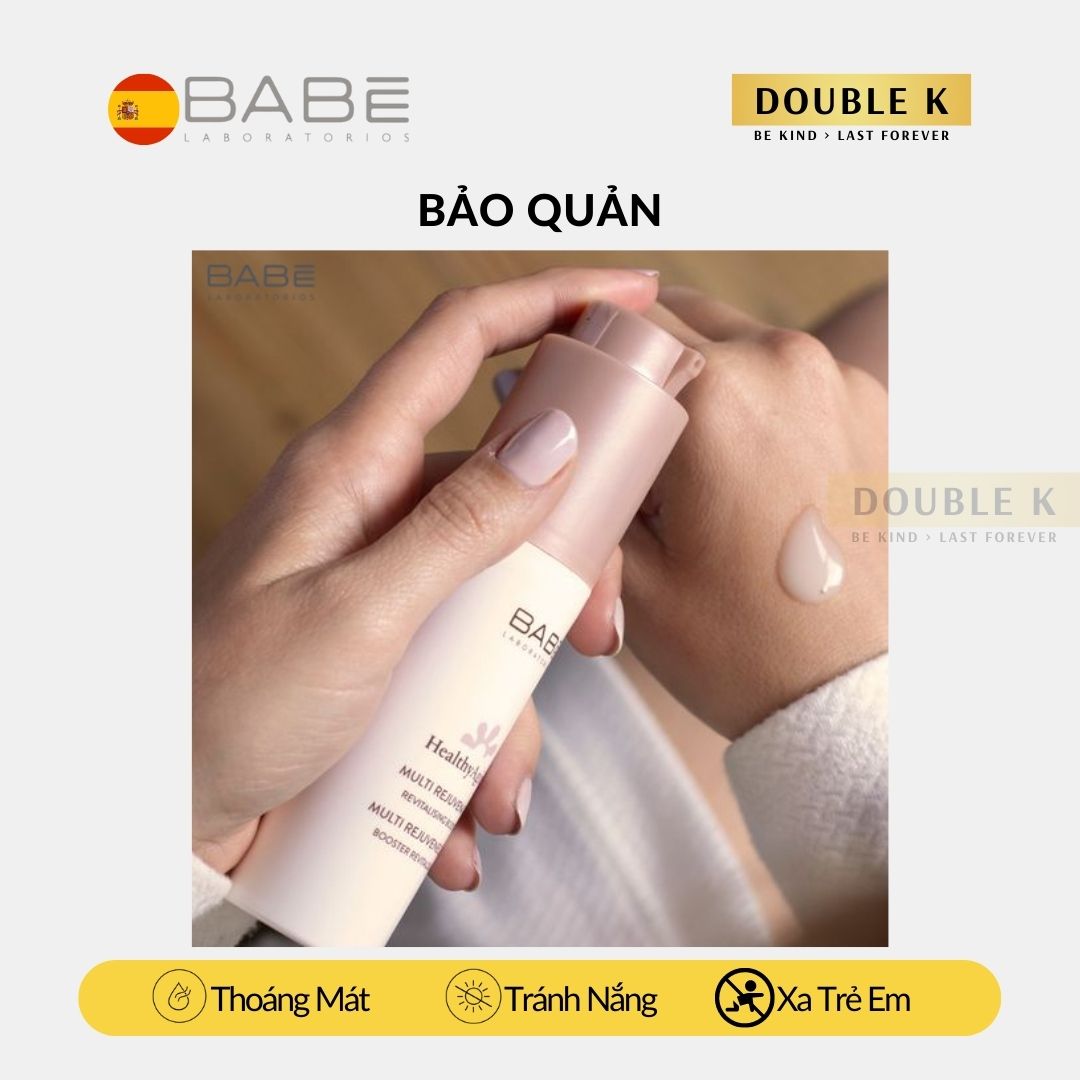 Serum Chống Lão Hóa Da BABE Multi Rejuvenating Revitalising Booster - Double K