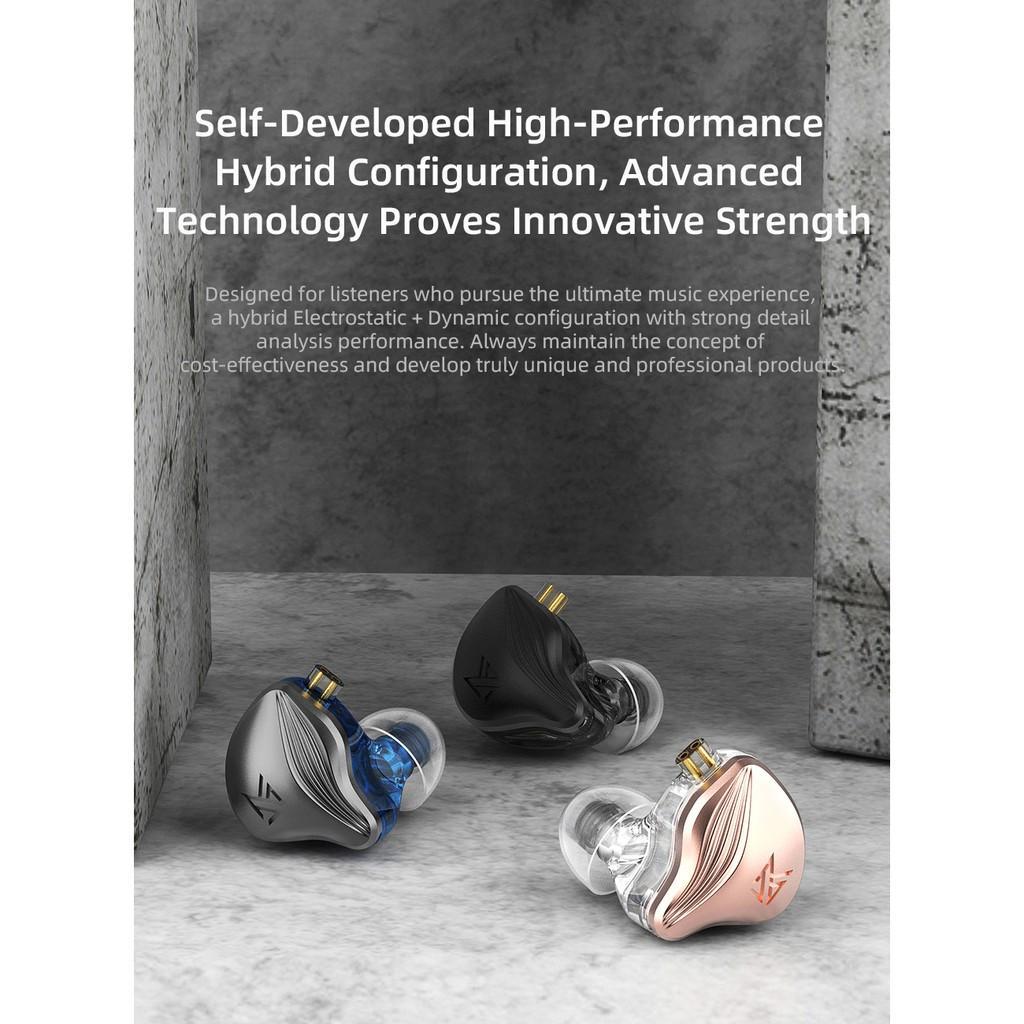 Tai nghe nhét tai KZ ZEX hỗ trợ âm thanh HIFI chống ồn tiện dụng chất lượng cao
