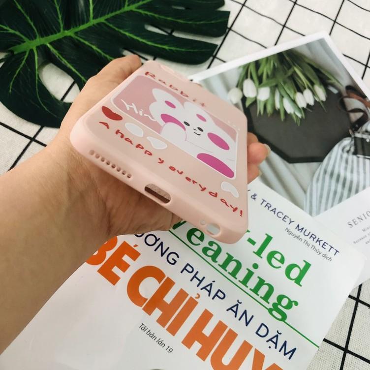 Ốp IPhon Silicon Dẻo Viền Vuông Bảo vệ camera In Hình cute Cho Iphon 6P/7P/X/XS/XSMAX/11/1PROMAX