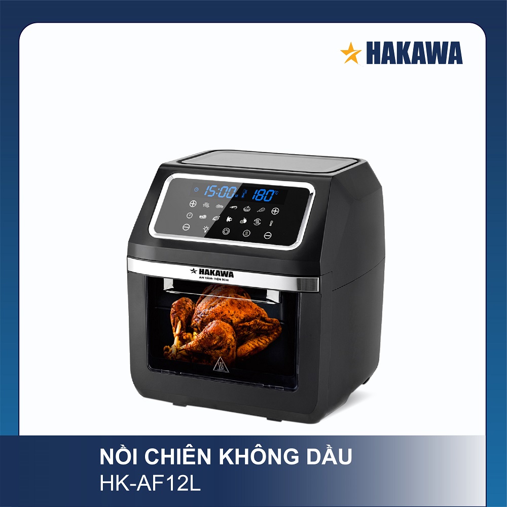 NỒI CHIÊN KHÔNG DẦU HAKAWA 12 LÍT - HÀNG CHÍNH HÃNG