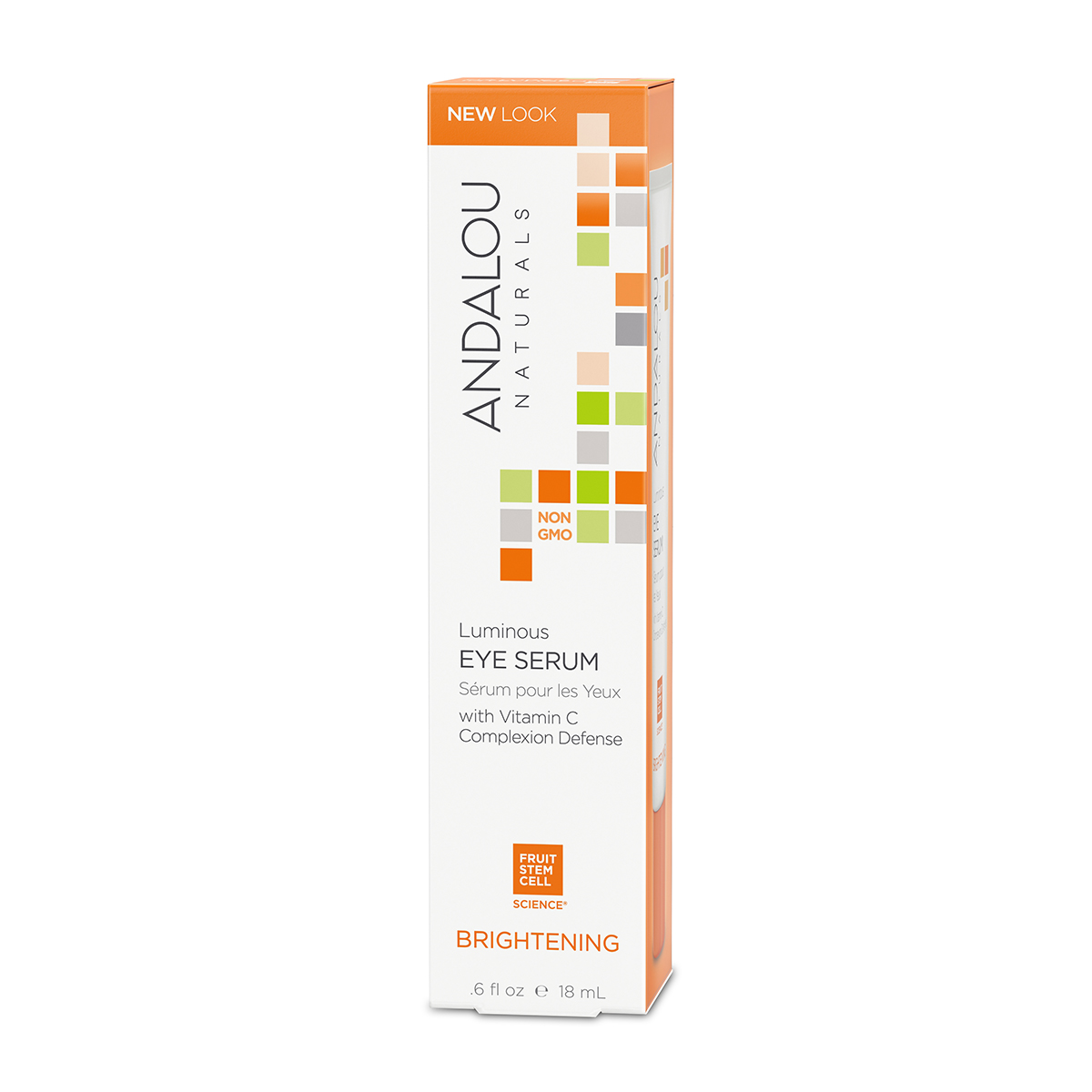 Serum Giảm Nếp Nhăn Và Quầng Thâm Mắt Andalou Naturals Luminous Eye Serum 18ml