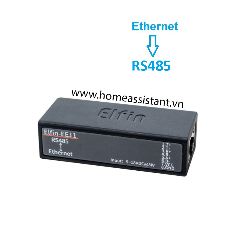 Bộ Định Tuyến Kết Nối Mạng Ethernet Sang Modbus RS485 EE11