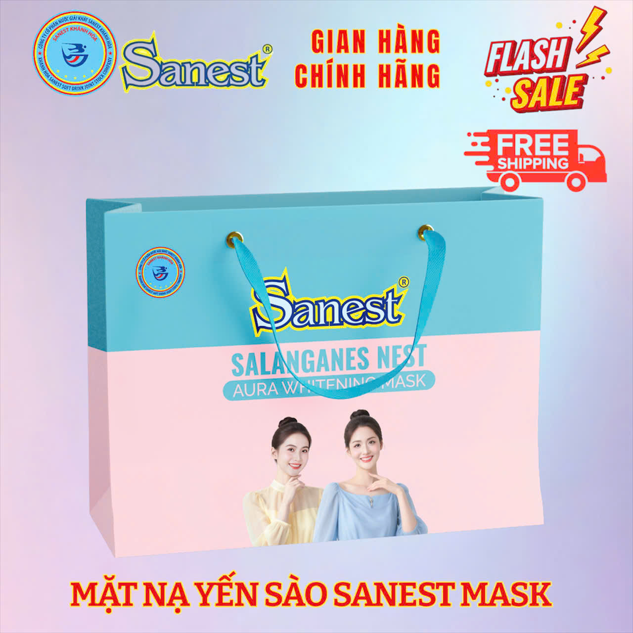 Hộp mặt nạ Yến sào dưỡng trắng da